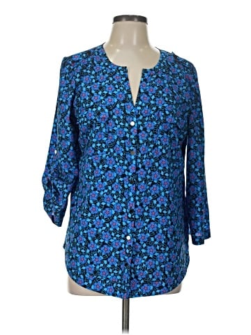 41Hawthorn 3/4 Sleeve Blouse (view 1)