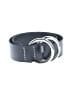 MICHAEL Michael Kors 100% Leather Black Silver Leather Belt Size S - photo 1