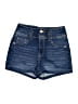 No Boundaries Blue Denim Shorts Size 7 - photo 1