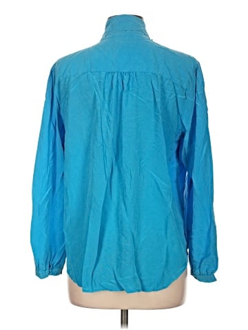 J.Crew Long Sleeve Silk Top (view 2)