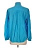 J.Crew 100% Silk Teal Long Sleeve Silk Top Size L - photo 2