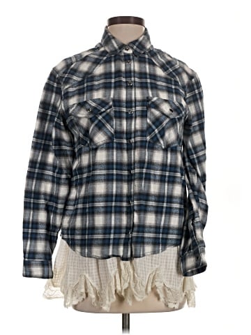 BDG Long Sleeve Button-Down Shirt (view 1)