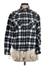 BDG Plaid Blue Long Sleeve Button-Down Shirt Size S - photo 1