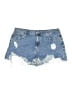 Forever 21 100% Cotton Blue Denim Shorts Size 32 waist - photo 1