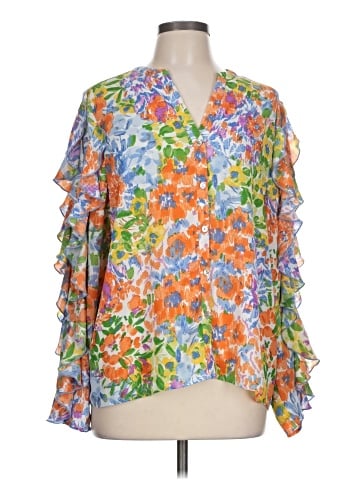 Cato 3/4 Sleeve Blouse (view 1)