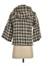 Elevenses Houndstooth Tan Poncho Size XS - photo 2