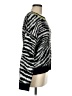 Aqua 100% Acrylic Animal Print Black Pullover Sweater Size M - photo 4
