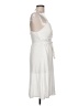 Tiara Solid Ivory Cocktail Dress Size L - photo 4