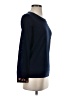 J.Crew 100% Wool Polka Dots Blue Wool Pullover Sweater Size XS - photo 4