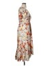 Cinq à Sept Floral Orange Pink Ivory Casual Dress Size 14 - photo 4