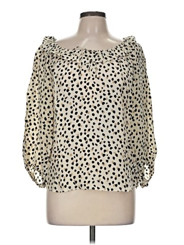 AYR 3/4 Sleeve Silk Top (view 1)