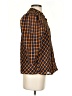 Eva Franco Argyle Orange 3/4 Sleeve Blouse Size 4 - photo 4