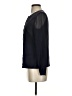 Tory Burch 100% Silk Blue Long Sleeve Silk Top Size 2 - photo 5