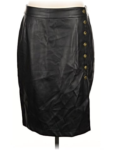 INC International Concepts Faux Leather Skirt (view 1)