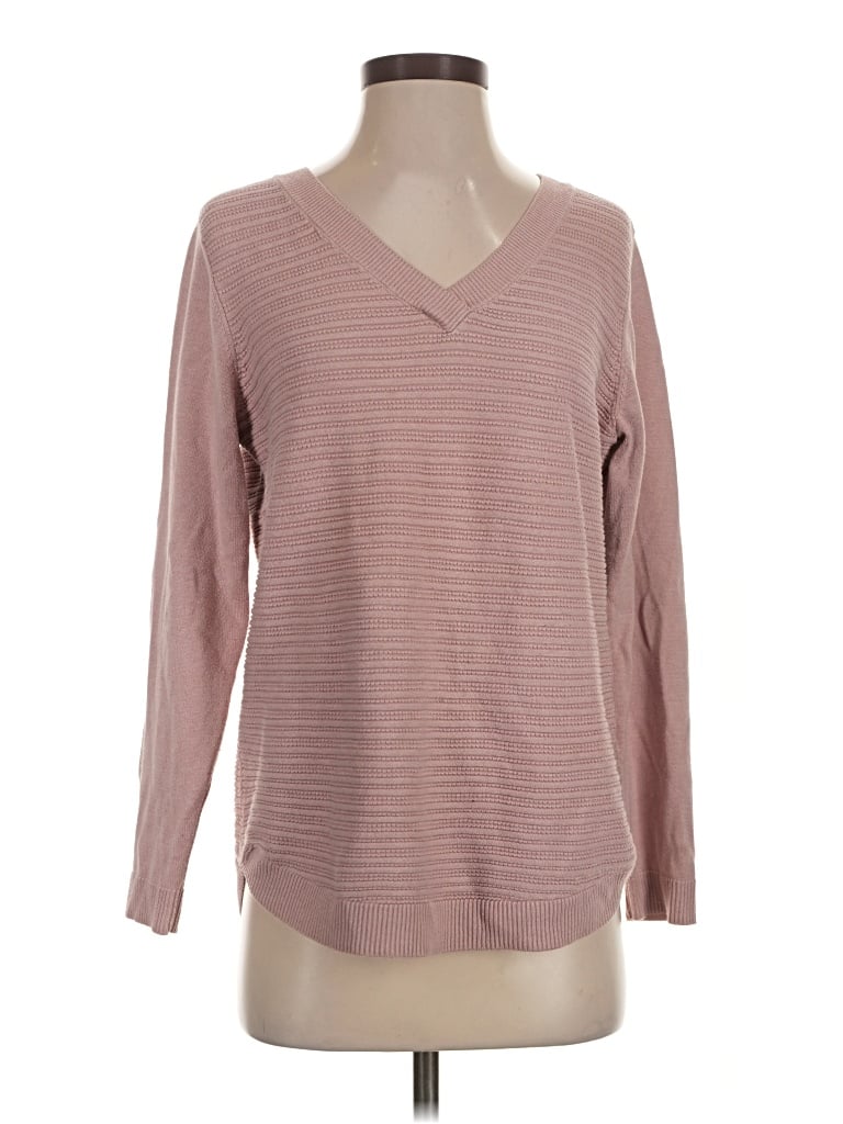 Pre-owned Hilary Radley Pullover Sweater In Pink