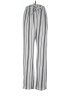 Derek Heart Stripes Silver Casual Pants Size L - photo 1