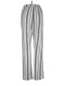 Derek Heart Stripes Silver Casual Pants Size L - photo 2