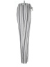 Derek Heart Stripes Silver Casual Pants Size L - photo 4
