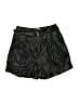 Elizabeth and James Metallic Black Shorts Size 10 - photo 1