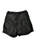 Elizabeth and James Metallic Black Shorts Size 10 - photo 2