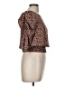 Paper Crane 100% Polyester Brown 3/4 Sleeve Blouse Size M - photo 4