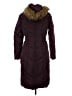 Cole Haan 100% Polyester Burgundy Coat Size S - photo 2