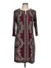 Studio One Paisley Burgundy Casual Dress Size 10 - photo 1