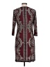 Studio One Paisley Burgundy Casual Dress Size 10 - photo 2