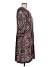 Studio One Paisley Burgundy Casual Dress Size 10 - photo 4