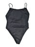 Assorted Brands Chevron-herringbone Gray One Piece Swimsuit Size L - photo 1