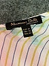 Massimo Dutti 100% Lyocell Stripes Yellow 3/4 Sleeve Blouse Size 10 - photo 7
