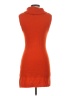 Mine 100% Acrylic Graphic Orange Cocktail Dress Size S - photo 2