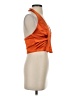 Love J Orange Sleeveless Blouse Size S - photo 4