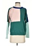 Adidas Color Block Green Long Sleeve Top Size S - photo 1