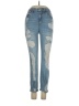 rue21 Hearts Blue Jeans Size 2 - photo 1