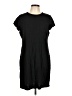 Gap Solid Black Casual Dress Size L - photo 1