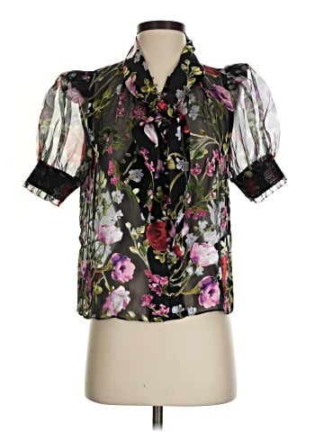 Alice + Olivia Short Sleeve Blouse (view 1)