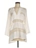 BCBGMAXAZRIA 100% Polyester Ivory Long Sleeve Blouse Size M - photo 1