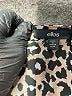 Ellos 100% Polyester Animal Print Brown Short Sleeve Blouse Size 22 - photo 7