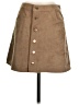 Express Jeans Solid Tan Casual Skirt Size 4 - photo 1
