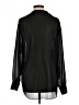 Gap 100% Polyester Black Long Sleeve Blouse Size M - photo 2