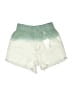 Halara 100% Polyester Color Block Green Shorts Size M - photo 1