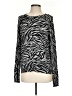 Calvin Klein Animal Print Silver Pullover Sweater Size S - photo 1