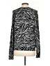 Calvin Klein Animal Print Silver Pullover Sweater Size S - photo 2