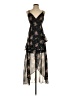 Sugar Lips Floral Black Cocktail Dress Size S - photo 1