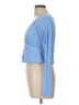 Open Edit Blue Long Sleeve Top Size L - photo 5