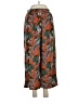 Temt 100% Polyester Tropical Orange Casual Pants Size 8 - photo 1