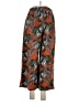 Temt 100% Polyester Tropical Orange Casual Pants Size 8 - photo 2