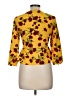Topshop 100% Polyester Yellow 3/4 Sleeve Blouse Size 6 - photo 2