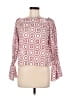 Alexis 100% Cotton Red 3/4 Sleeve Blouse Size M - photo 1